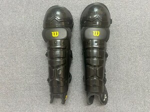 Wilson ウィルソン 野球 審判用防具 硬式用レガース レッグガード WTA3410NP NPB仕様 17インチ