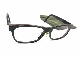 1円 GUCCI グッチ GG 9108/F 4UP 145 BM シェリーライン 度入り メガネ 眼鏡 めがね レディース メンズ ブラック系 AZ3685