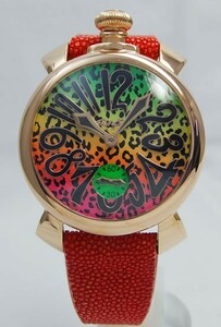 GaGa MILANO ガガミラノ マヌアーレ　48mm　アニマーレ 限定300本モデル 5011.ART.02S【在庫処分セール】