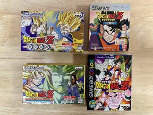 【限定即決】DRAGONBALL Z ドラゴンボールZ 4種（悟空飛翔伝&伝説の超戦士たち&舞空闘劇&THE LEGACY OF GOKUⅡ）箱-取説‐別紙あり N.1990