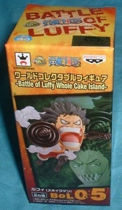 ワンピース ワールドコレクタブルフィギュア Battle of Luffy Whole Cake lsland ルフィ(スネイクマン) (ホールケーキアイランド）