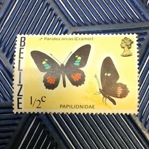 【未使用品/CH】海外切手 BELIZE　ベリーズ 中央アメリカ 1/2C 切手　コレクション　記念 　 RS0514/0000