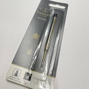 ★送料無料★PARKER ボールペン替え芯 QUINK クインク B/太字 1.2mm★黒 リフィル 純正　①