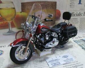 ★激レア絶版*フランクリンミント*ハーレー*1/10*2007 Harley-Davidson Heritage Softail Classic レッド/ブラック