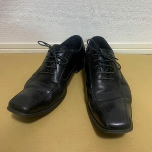 メンズ 25cm KATHARINE HAMNETT LONDON キャサリン ハムネット 革靴 ブラック レザーシューズ ビジネスシューズ 黒革 紐靴