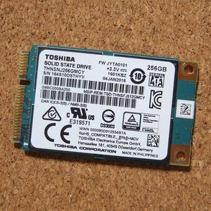 mSATA SSD 256GB 東芝　Toshiba　動作良好・中古品　(3)