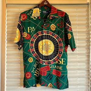 新品 POLO RALPH LAUREN casino shirt green カジノ シャツ 1992 stadium snow beach 1993 rlx rrl country ラルフローレン sport hi tech