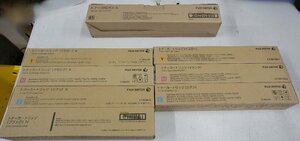 未使用トナーカートリッジセット 純正 富士ゼロックス FUJI xerox CT201361-3 CT202673-6 トナー回収ボトル F032907