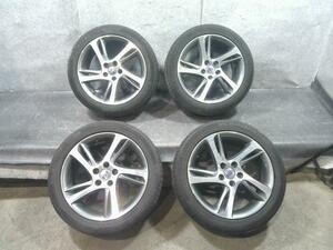 ボルボV40純正アルミホイール 4本SET 17×7j＋52.5 PCD108 5穴 ハブ径63.3mm ミシュラン PRIMACY4 205/50R17