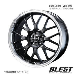 EuroSport Type 805 ムラーノ Z50 アルミホイール 4本セット 【19×8.5J 5-114.3 +45 セミグロススブラック(SGB)】