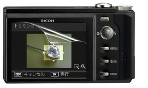 11-12-01【高光沢タイプ】RICOH R8/R7/R6/PX/GX200用 指紋防止 反射防止 気泡レス カメラ液晶保護フィルム