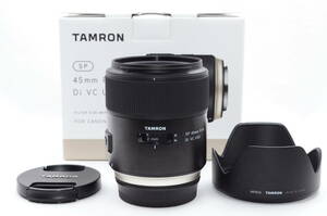 ★美品★ タムロン TAMRON SP45mm F1.8 Di VC USD キヤノン用