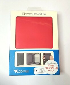 未開封◆amazon Kindle Paperwhite用 レザーカバー ピンク Marware EcoVue KGEV14 手帳型ケース