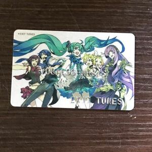 N1015-8クレジットカード型フェイクカード EXIT TUNES PRESENTS vocalo genesis feat.初音ミク