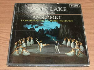 ◆英DECCA盤　エルネスト・アンセルメ指揮　スイスロマンド管/　チャイコフスキー　バレエ音楽「白鳥の湖」全曲　2LP　英オリジナル盤