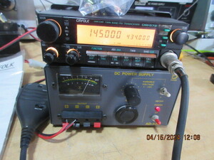 トランシーバー　FM 10W機　アルインコ　DR-572SX　　＋電源ダイワーAD-42M付き