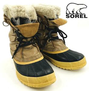 SOREL MANITOU ソレル マニトウ ヴィンテージ ウィンター スノーブーツ MADE IN CANADA カナダ製 NATURAL RUBBER サイズ FEM7（約24cm）