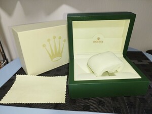 ROLEX ロレックス 旧時計ボックス Mサイズ コンビモデル用 廃盤 箱のみ 外箱薄緑色 未使用長期保管品 外箱色ヤケ少し有り 付属品 送料無料