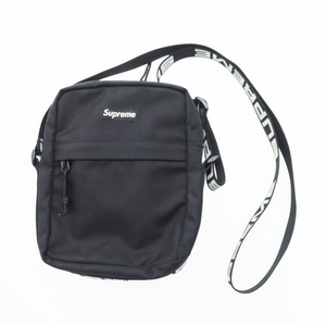 シュプリーム SUPREME 18SS Cordura Ripstop Nylon Shoulder Bag コーデュラ リップスポット ボックス ロゴ ショルダー バッグ 黒 ブラック