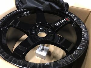 ４本　新品未使用　ニスモ ＬＭＧＴ４ ＧＴ－Ｒサイズ 未使用 GTR GT-R nismo LM GT 鍛造 TE37 9J-18 +22 艶有黒　BNR32 BCNR33 BNR34