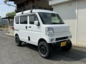 エブリィバン(DA17V)ジョインターボ 4インチリフトアップ 4WD 5MT ハイルーフ カスタム済み！