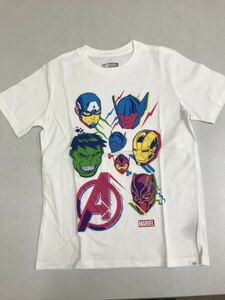 ■ＧＡＰ■新品■130■ギャップ■アベンジャーズ■Ｔシャツ■かっこいいデザイン■白■USA■アメコミ■marvel■21■1-1