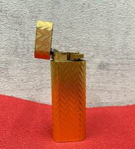 #6416【中古品】Cartier（カルティエ）ガスライター（ゴールドカラー）　【現在オイルなし】