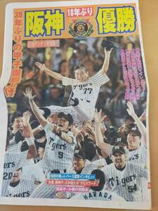 ★☆(貴重・当時もの） 阪神タイガース　/２００３年 セリーグ優勝記念 /日刊ゲンダイ特別版 (No.4649)☆★