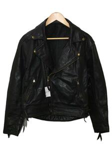 LANGLITZ LEATHERS◆70s～80s/フロントTALON ZIP/その他ZIP替え有/内側破れ有/ダブル