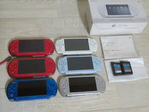 美品! SONY PSP本体 PSP-3000×4台 / PSP-2000×2台 / 計6台 まとめ売り 室内保管品 追加画像有り 