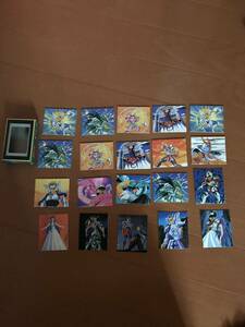 展示品 レトロ アマダ 聖闘士星矢 カード 20枚 トレカ レア ミニカード トレーディング カード