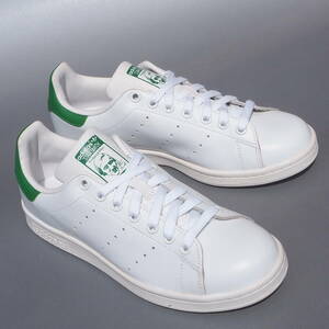 デッド!! 希少!! 新品 US 7 ・25cm 2014年製 adidas STAN SMITH スタンスミス 白ｘ緑 天然皮革