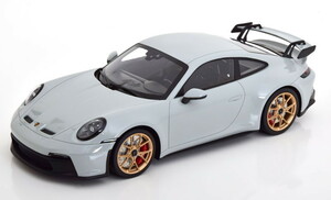 ミニチャンプス 1/18 ポルシェ 911 (992) GT3 2021 ライトグレー Minichamps 1:18 Porsche 911 GT3 2021 lightgrey golden 117069001