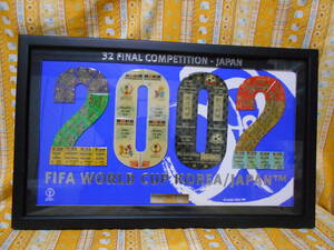 ♪サッカー新品額入りFIFA WORLD CUP KOREA/JAPAN2002ピンズセット