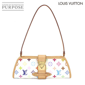 新品同様 ルイ ヴィトン LOUIS VUITTON モノグラム マルチカラー シャーリー ショルダー クラッチ バッグ ブロン M40049 90198713