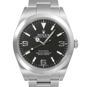 ロレックス エクスプローラー1 ブラックアウト Ref.214270 中古品 メンズ 腕時計