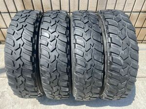 195R16C 104/102Q DUNLOP GRANDTREK MT2バリ山スチルホイールセットジムニー