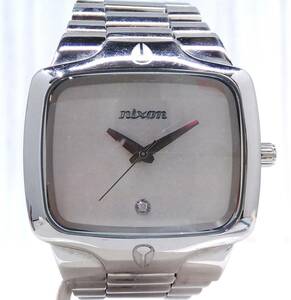 nixon ニクソン THE PLAYER プレイヤー 白文字盤 クォーツ 腕時計【2023/06・電池交換済】