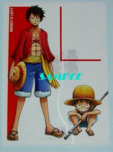 ◆ONE PIECE ワンピース 尾田栄一郎 ＊ モンキー・D・ルフィ A4クリアファイル◆ナナコ nanaco ジャンプ 集英社