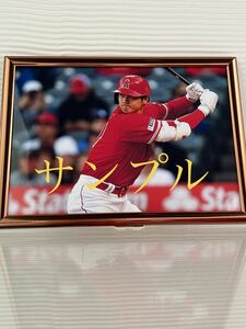 大谷翔平　A4写真　他にも多数出品してますので是非ご覧下さい！2023エンジェルス打者大谷選手　フレームカラーピンクゴールドA4サイズ