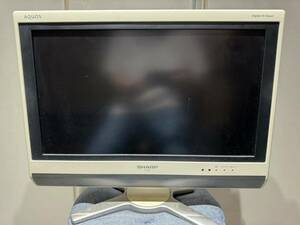 ◎SHARP シャープ LC-20D50 20型 2009年製 液晶テレビ【リモコン アンテナケーブル付き】