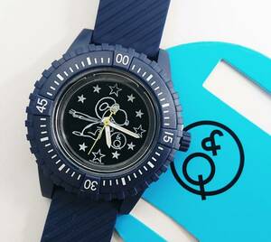 CITIZEN シチズン スヌーピー Q&Q スマイルソーラー ネイビー 腕時計 新品 未使用 ウレタン