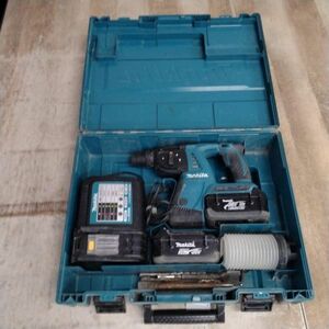 簡易動作確認済◆makita マキタ 36V 26mm充電式ハンマドリル　HR261D 充電器 DC36RA バッテリー 2個 工具 電動工具 DIY　中古品 kd01012832