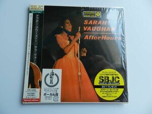 ◆紙ジャケCD【 Japan】サラボーンSarah Vaughan / After Hours+1☆TOCJ-9328/2001◆ Remastered, Stereo, Paperジャズ