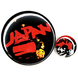 デカ缶バッジ 58mm & 25mm JAPAN ジャパン Adolescent Sex David Sylvian Mick Karn 果てしなき反抗