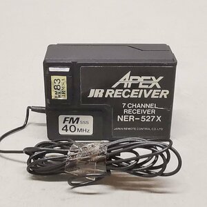 JR APEX NER-527X FM SSS 40MHz 7チャンネル 受信機 レシーバー RC ラジコン 現状品 Z5811