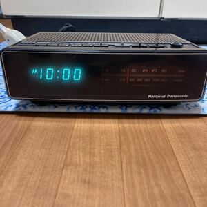 National Panasonic RC-100 クロックラジオ 昭和 レトロ ナショナル パナソニック