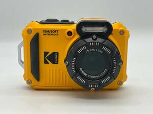 ◎8763　KODAK PIXPRO WPZ2 Digital Camera イエロー　水中 防水　コダック デジタルカメラ