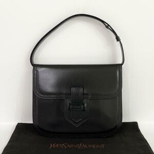 YVES SAINT LAURENT イヴサンローラン レザー 2way ハンドバッグ ショルダーバッグ ブラック 0579910