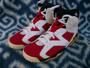 NIKE AIR JORDAN 6 RETRO HI カーマイン白赤？ 30cm US12 極美品 NBA エア マイケル ジョーダン ６ Ⅵ シカゴ ブルズ Chicago Bulls